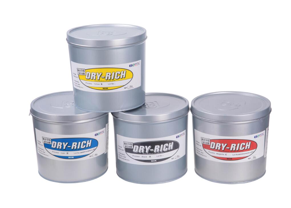 Dry-Rich Non Voc Waterless Offset Ink